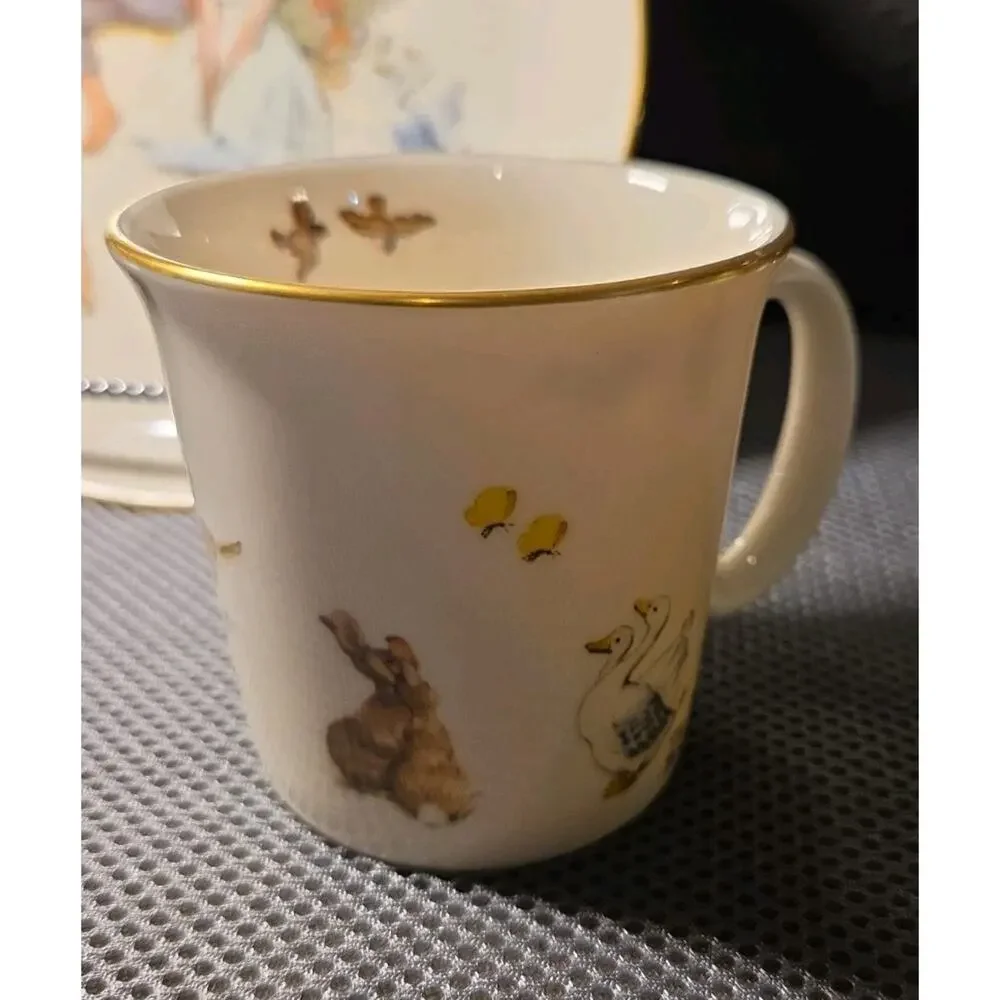 Norman Rockwell 3pc Child China Set 